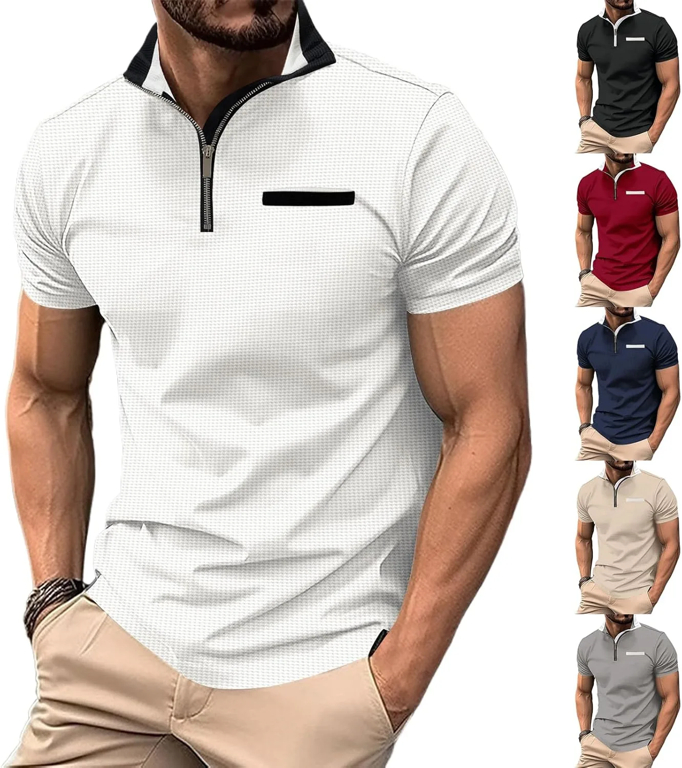 Футболка-поло для мужчин с коротким рукавом, slim fit, легкая Thatrich
Футболка-поло для мужчин с коротким рукавом, slim fit, легкая Thatrich