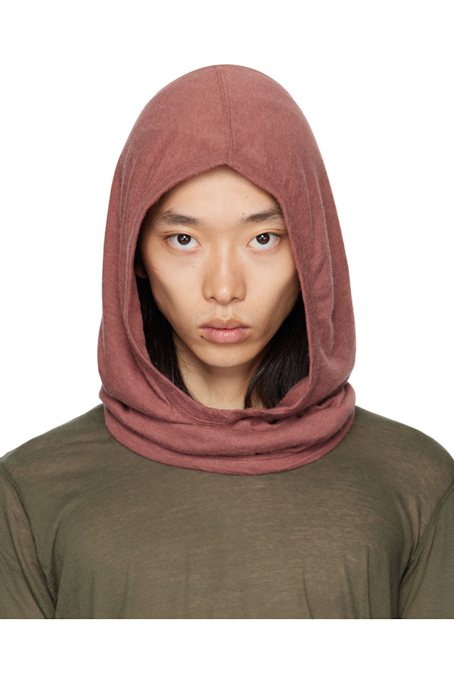 Rick Owens Розовый вязаный капюшон «Конкордианс»
Rick Owens Розовый вязаный капюшон «Конкордианс»