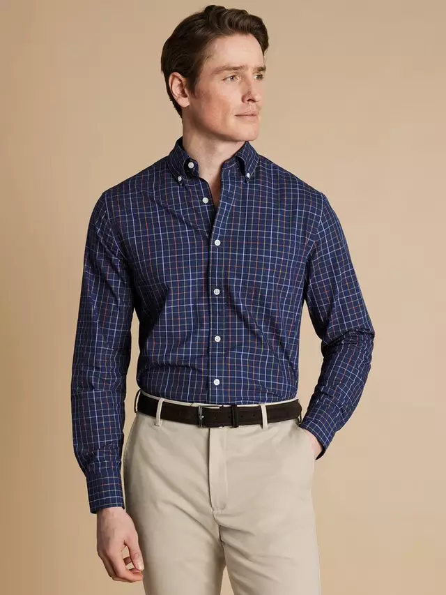 Рубашка Charles Tyrwhitt Non-Iron Cotton Regular Fit Check, цвет french blue
Рубашка Charles Tyrwhitt Non-Iron Cotton Regular Fit Check, цвет french blue