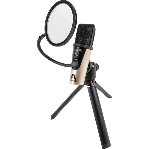 Apogee Electronics Гипемический USB-Кардиоидный Конденсаторный микрофон со Встроенным Аналоговым компрессором 
Apogee Electronics Гипемический USB-Кардиоидный Конденсаторный микрофон со Встроенным Аналоговым компрессором