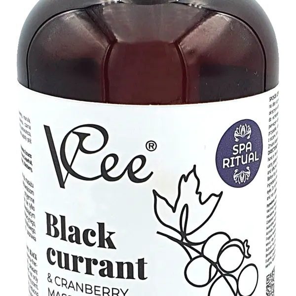 Массажное масло, 200 мл Vcee Czarna porzeczka i żurawina
Массажное масло, 200 мл Vcee Czarna porzeczka i żurawina