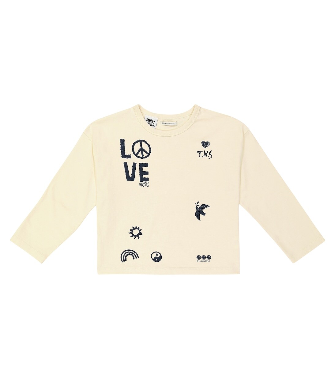 Футболка x smileyworld «любовь и перемены» The New Society, черный
Футболка x smileyworld «любовь и перемены» The New Society, черный