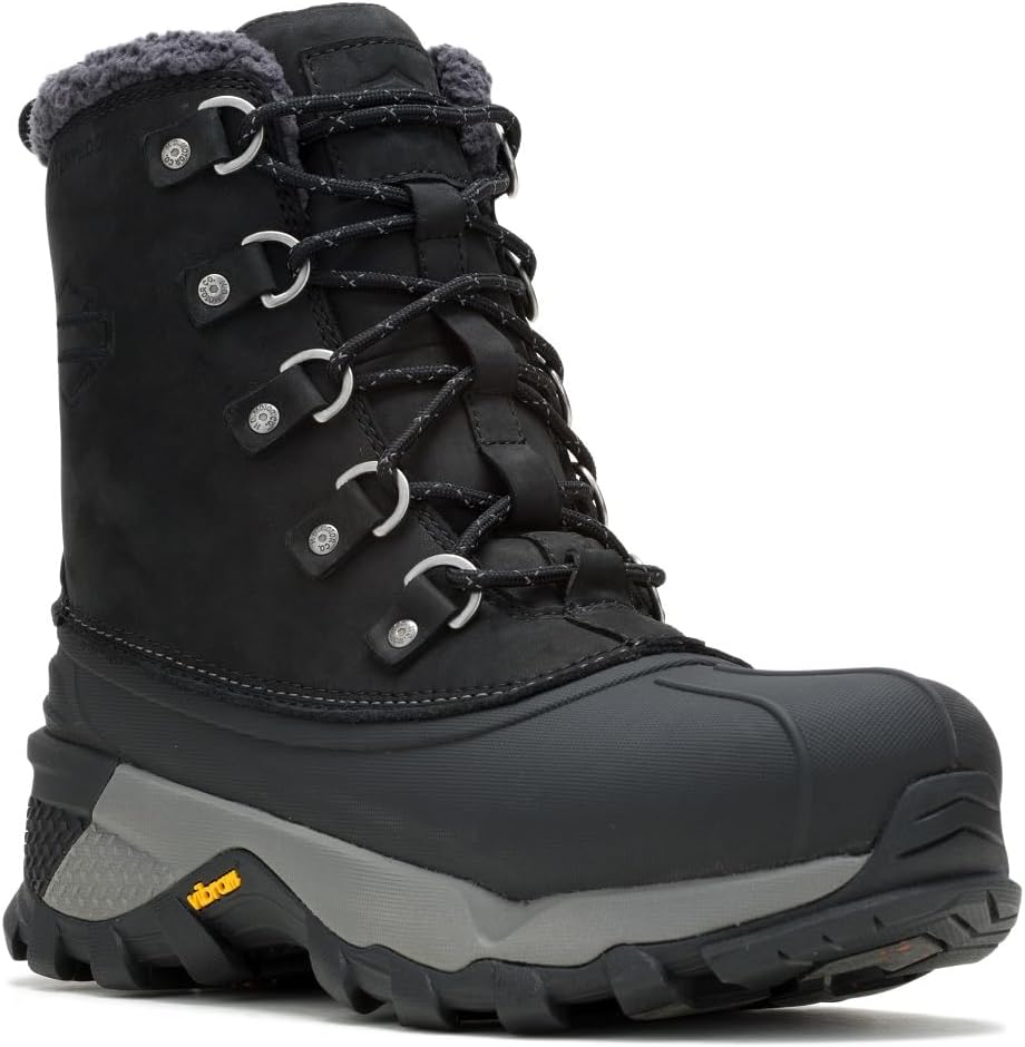 Мужские мотоциклетные ботинки Harley-Davidson MKE Warm 15 см, черные, водонепроницаемые, D93864
Мужские мотоциклетные ботинки Harley-Davidson MKE Warm 15 см, черные, водонепроницаемые, D93864