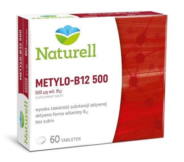 Метилированный витамин B12 Naturell Metylo B12 500 , 60 шт
Метилированный витамин B12 Naturell Metylo B12 500 , 60 шт