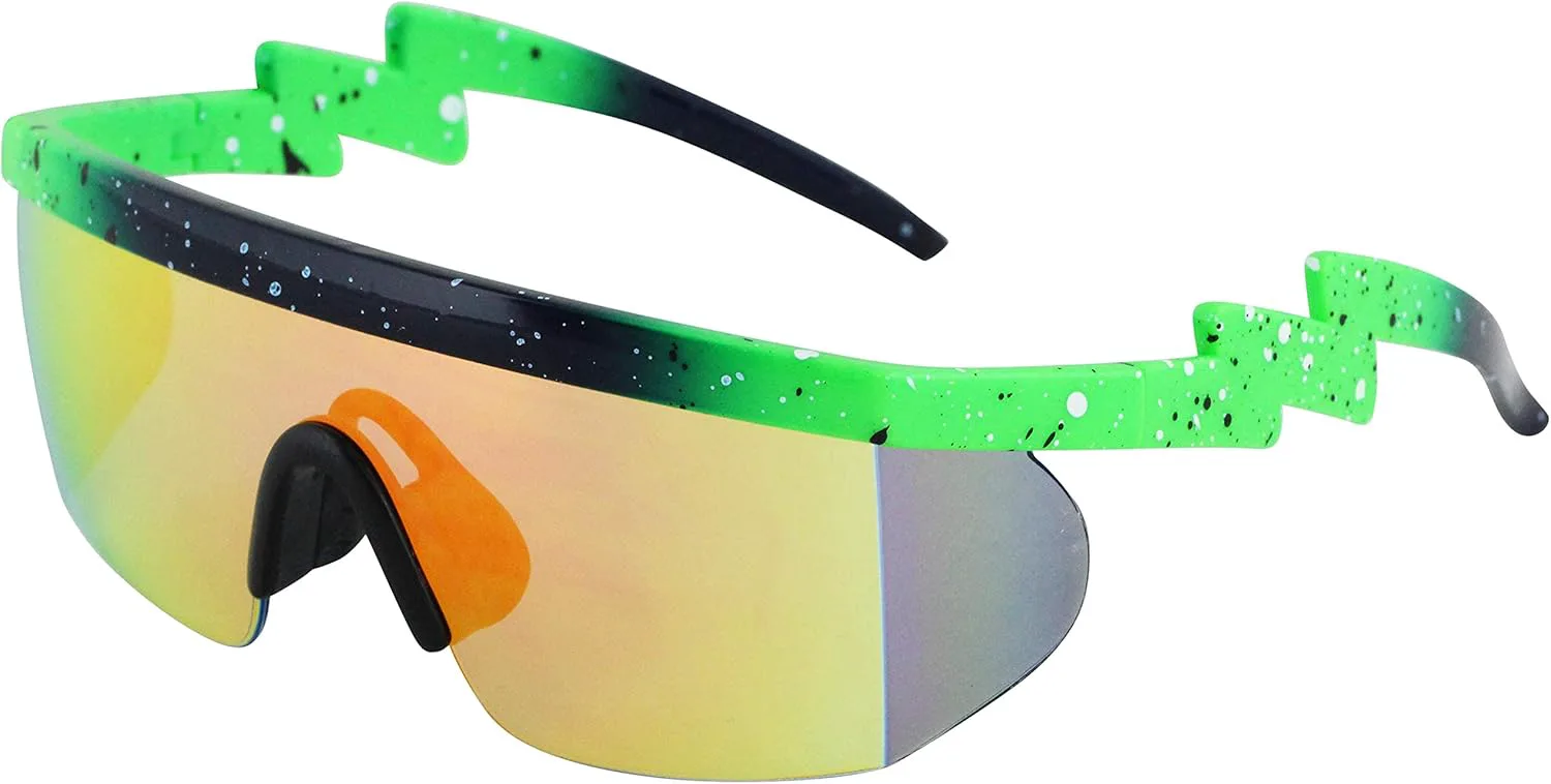 FLAWLESS EYEWEAR Полуободковые солнцезащитные очки в стиле ретро с радужными зеркальными линзами и зигзагообразным рисунком, 2 Pack: Rainbowgreen and Greenorange
FLAWLESS EYEWEAR Полуободковые солнцезащитные очки в стиле ретро с радужными зеркальными линзами и зигзагообразным рисунком, 2 Pack: Rainbowgreen and Greenorange