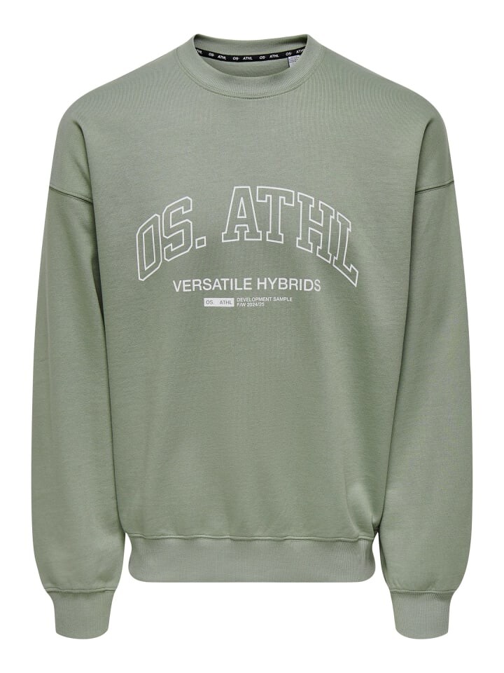 Пуловер Only&Sons Loose Fit Rundhals Langarm Sweatstoff, зеленый
Пуловер Only&Sons Loose Fit Rundhals Langarm Sweatstoff, зеленый