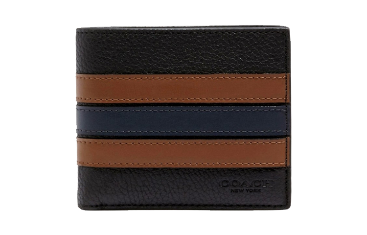 3 в 1 Кожаный кошелек мужской черно-коричневый COACH
3 в 1 Кожаный кошелек мужской черно-коричневый COACH