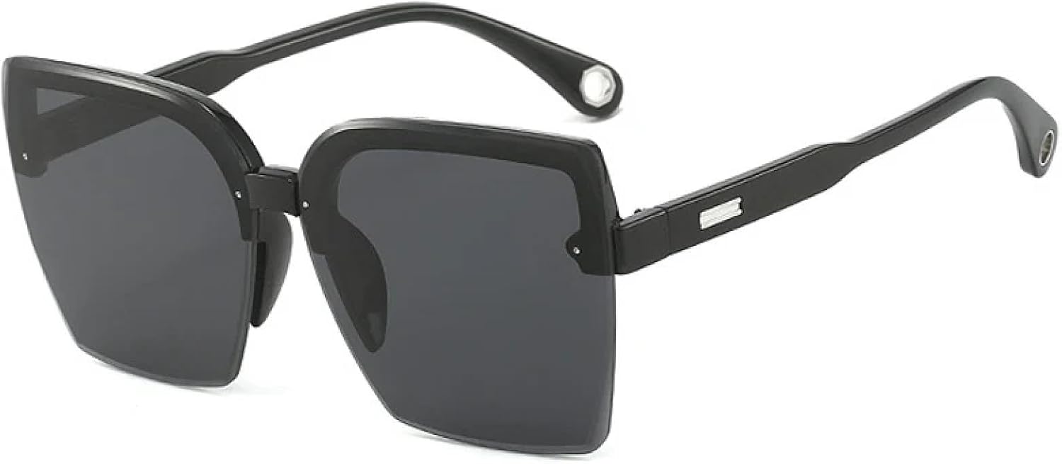 Классические солнцезащитные очки в крупной оправе для женщин и мужчин, модные, для активного отдыха, вождения, летних путешествий, с защитой от УФ-излучения UV400 TKKTLLT, Black Gray
Классические солнцезащитные очки в крупной оправе для женщин и мужчин, модные, для активного отдыха, вождения, летних путешествий, с защитой от УФ-излучения UV400 TKKTLLT, Black Gray