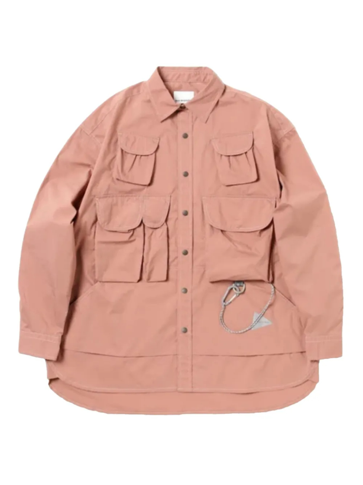 Рубашка из хлопковой смеси And Wander, розовый
Рубашка из хлопковой смеси And Wander, розовый