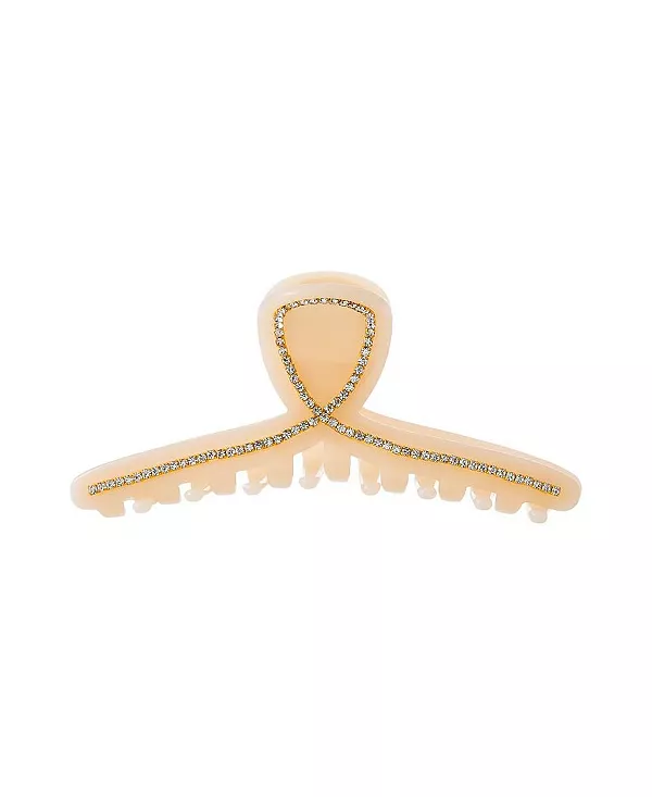 Большая заколка-коготь со стразами от Адины Эден By Adina Eden, beige
Большая заколка-коготь со стразами от Адины Эден By Adina Eden, beige