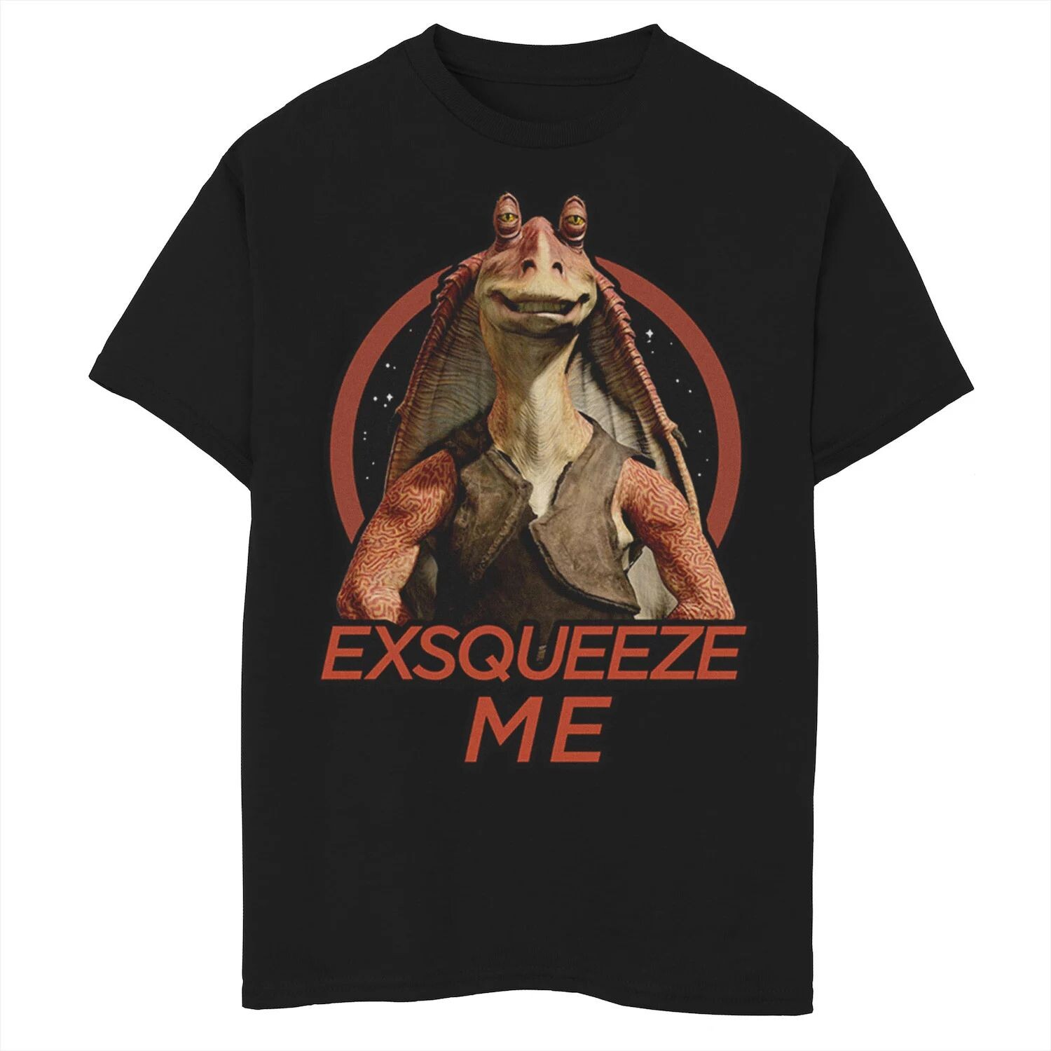 Футболка с рисунком Jar Jar Binks Exsqueeze Me Z1 для мальчиков 8–20 лет Star Wars
Футболка с рисунком Jar Jar Binks Exsqueeze Me Z1 для мальчиков 8–20 лет Star Wars