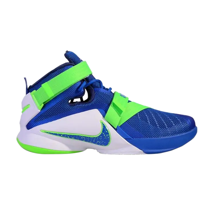 Кроссовки Nike Lebron Soldier 9 'Sprite', синий
Кроссовки Nike Lebron Soldier 9 'Sprite', синий