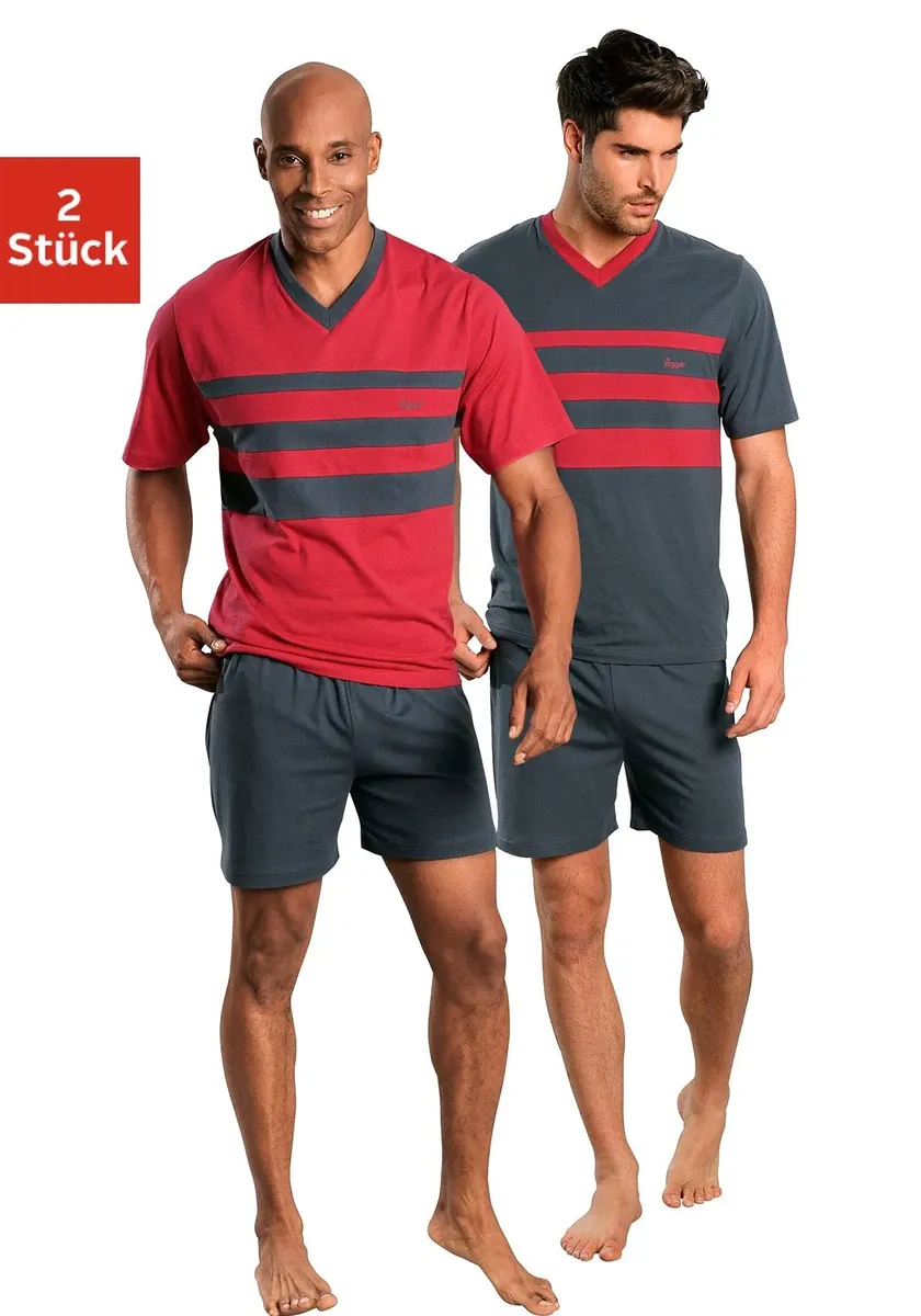 Пижама le jogger (упаковка, 4 шт., 2 шт.), со вставками контрастного цвета спереди, красный
Пижама le jogger (упаковка, 4 шт., 2 шт.), со вставками контрастного цвета спереди, красный