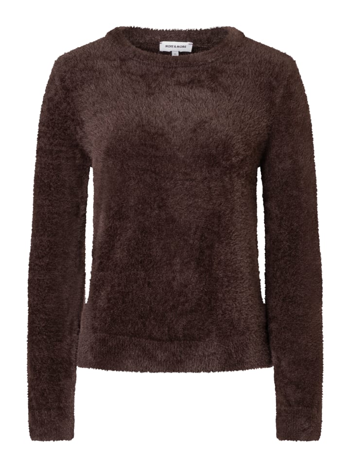 супермягкий, пушистый свитер цвета эспрессо More & More
супермягкий, пушистый свитер цвета эспрессо More & More