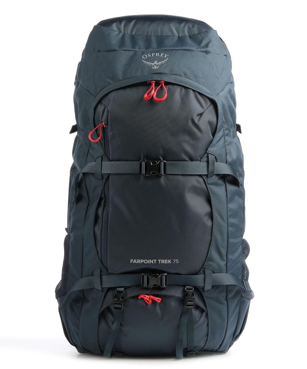 Треккинговый рюкзак Farpoint trek 75 нейлон Osprey, синий
Треккинговый рюкзак Farpoint trek 75 нейлон Osprey, синий