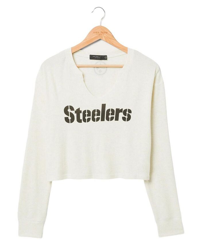 Одежда для нездоровой пищи, женская укороченная футболка NFL Pittsburgh Steelers Sunday, термобелье Junk Food Clothing, коричневый/бежевый
Одежда для нездоровой пищи, женская укороченная футболка NFL Pittsburgh Steelers Sunday, термобелье Junk Food Clothing, коричневый/бежевый