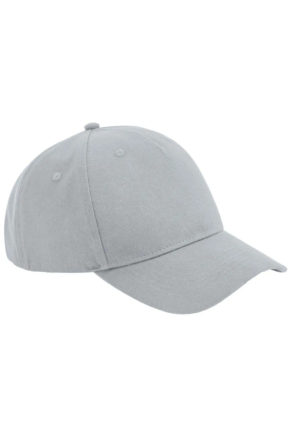 Бейсбольная кепка из органического хлопка с 5 панелями Beechfield, серый 
Бейсбольная кепка из органического хлопка с 5 панелями Beechfield, серый