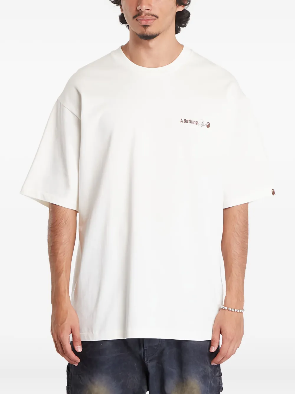 Футболка с принтом и логотипом A BATHING APE
Футболка с принтом и логотипом A BATHING APE