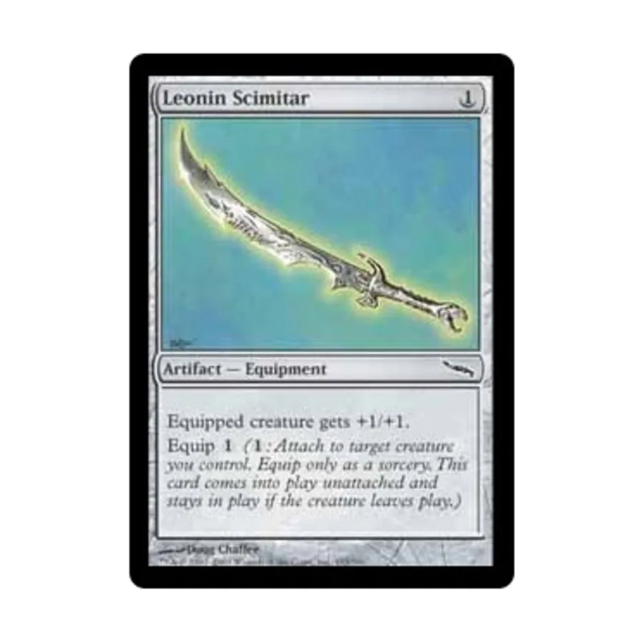 CCG Леонин Ятаган (К), MTG - Mirrodin
CCG Леонин Ятаган (К), MTG - Mirrodin