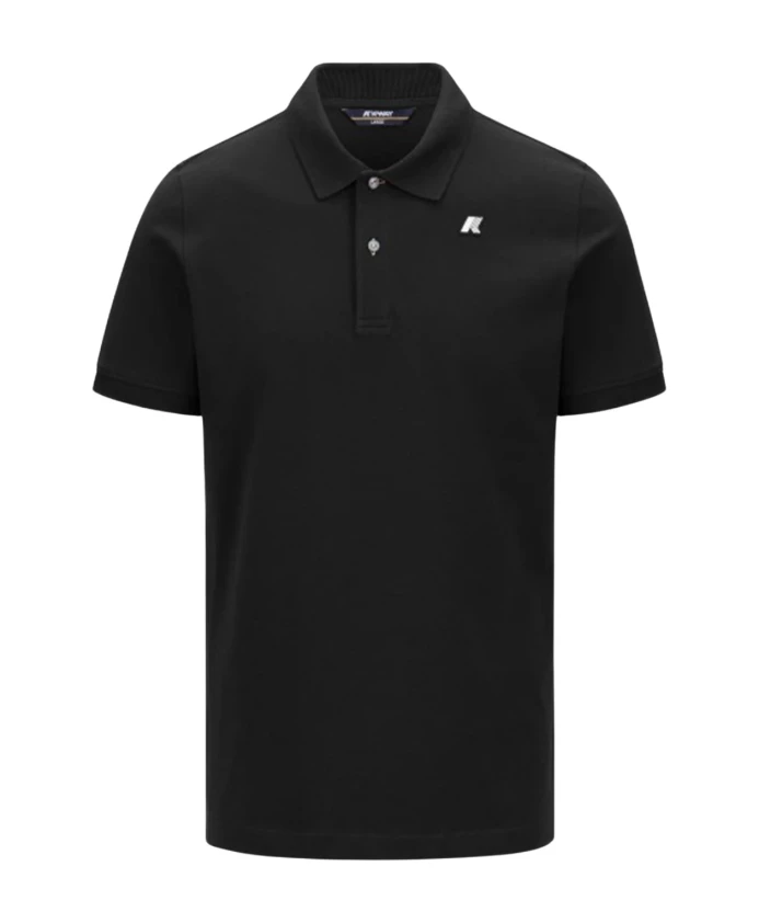 Хлопковая рубашка-поло черного цвета K-Way, черный
Хлопковая рубашка-поло черного цвета K-Way, черный