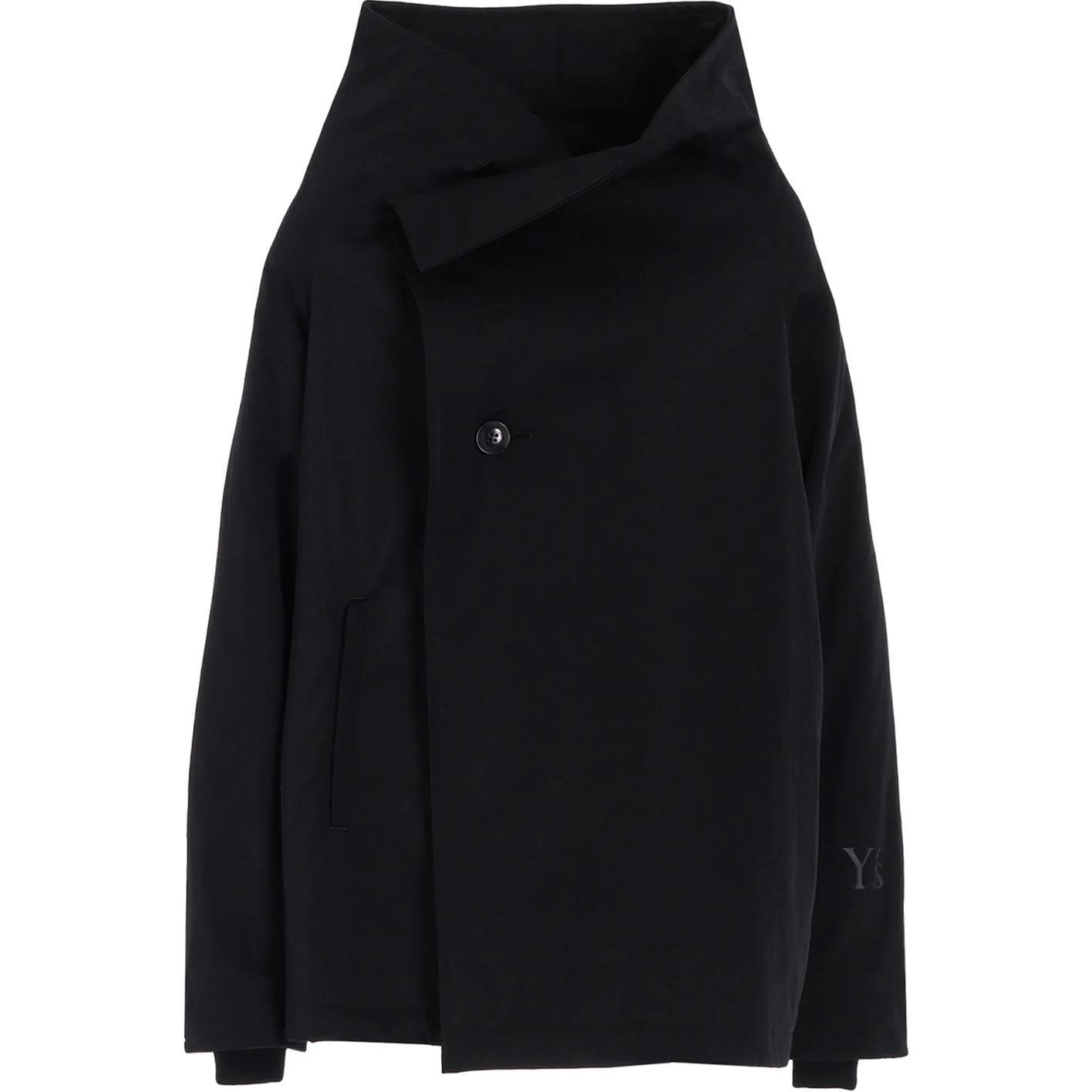 Yohji Yamamoto Пальто Y's FW24 женское черное, Black
Yohji Yamamoto Пальто Y's FW24 женское черное, Black