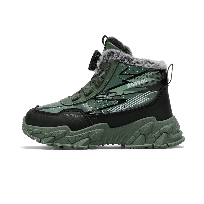 Противоскользящие, амортизирующие, износостойкие, теплые, поддерживающие детские ботинки BOBDOG, зеленый
Противоскользящие, амортизирующие, износостойкие, теплые, поддерживающие детские ботинки BOBDOG, зеленый