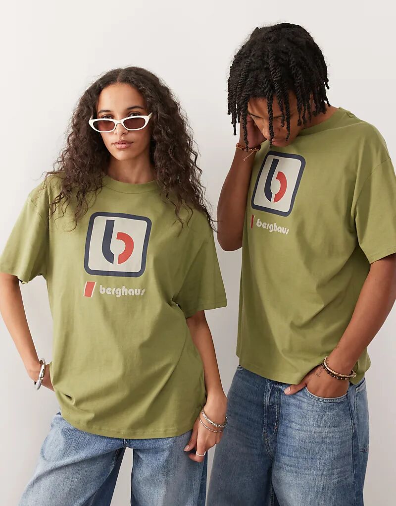 Футболка Berghaus унисекс с надписью «The B» в пятнистую расцветку
Футболка Berghaus унисекс с надписью «The B» в пятнистую расцветку