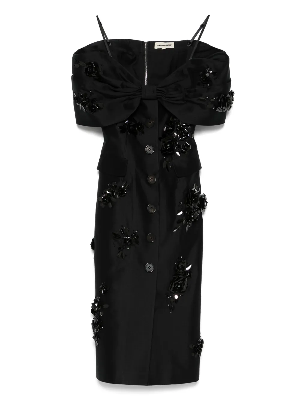 Платье с объемным бантом SHUSHU/TONG, черный
Платье с объемным бантом SHUSHU/TONG, черный