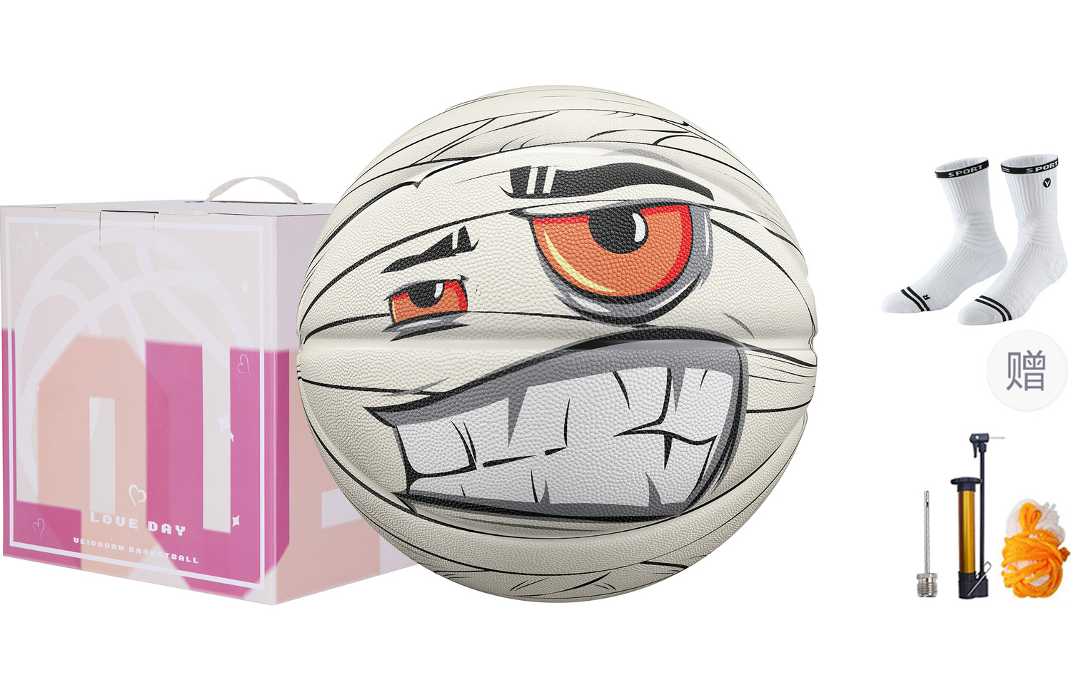 VEIDOORN Резиновый баскетбольный мяч белый размер 7 тренировочный матчевый унисекс
VEIDOORN Резиновый баскетбольный мяч белый размер 7 тренировочный матчевый унисекс