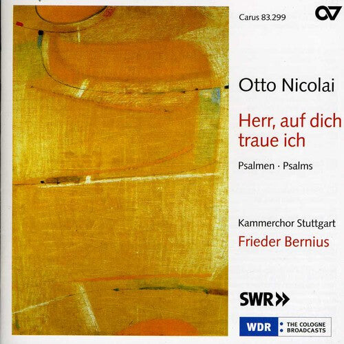 CD диск Nicolai / Stuttgart Chamber Choir / Bernius: Herr & Auf Dich Traue Ich Psalms
CD диск Nicolai / Stuttgart Chamber Choir / Bernius: Herr & Auf Dich Traue Ich Psalms