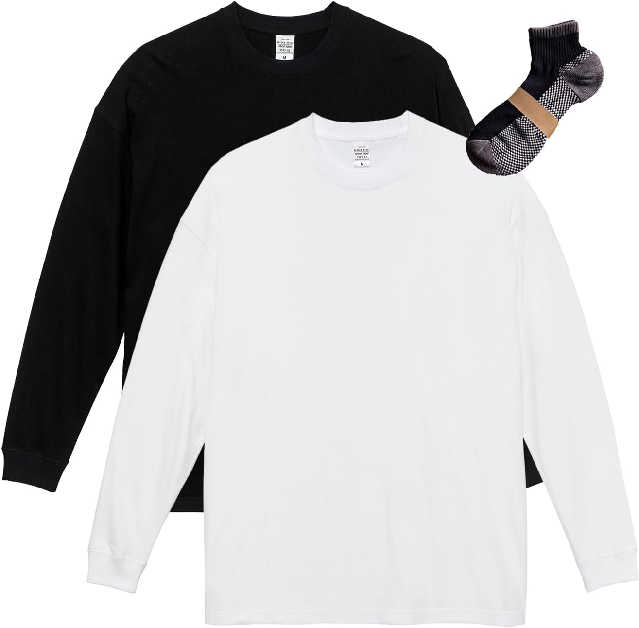 Мужская футболка с длинным рукавом United Athle 550901 с крупным силуэтом, вес 5,6 унций, бело-черный
Мужская футболка с длинным рукавом United Athle 550901 с крупным силуэтом, вес 5,6 унций, бело-черный