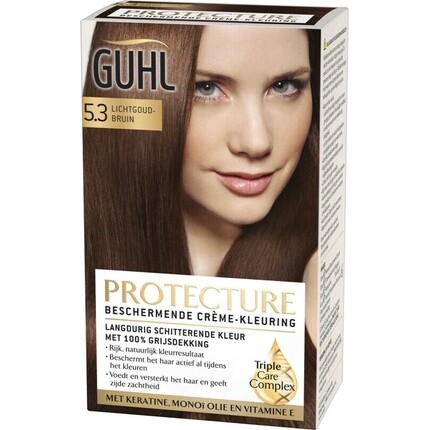 Guhl Protective Cream Stain № 5.3 - Светло-Золотисто-Коричневый - Краска для волос
Guhl Protective Cream Stain № 5.3 - Светло-Золотисто-Коричневый - Краска для волос