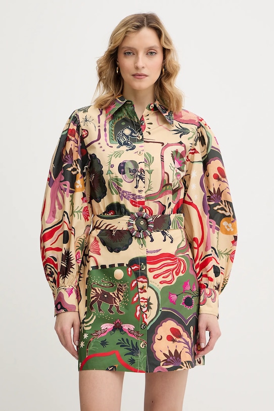 Хлопковое платье Farm Rio, бежевый
Хлопковое платье Farm Rio, бежевый