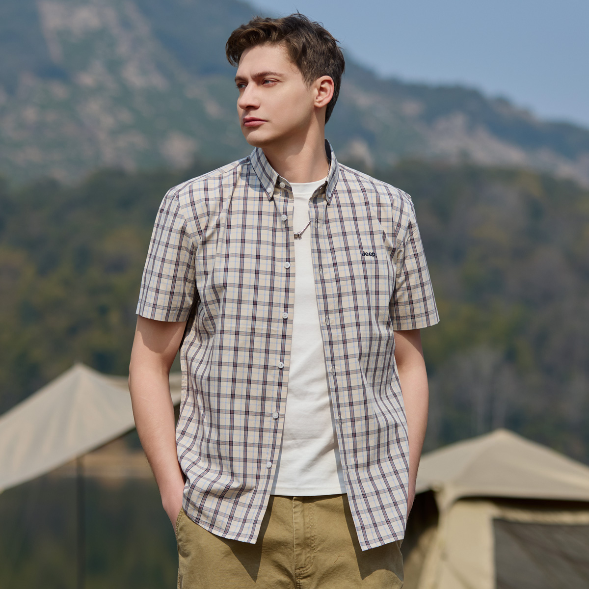 Jeep Рубашка мужская Camel Lapel Moderate
Jeep Рубашка мужская Camel Lapel Moderate