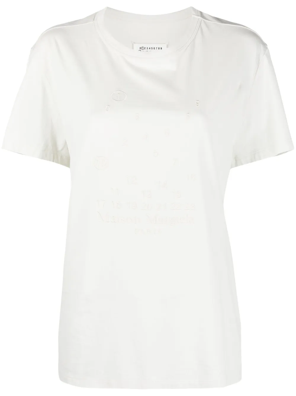 Футболка с вышивкой Numbers MAISON MARGIELA, белый
Футболка с вышивкой Numbers MAISON MARGIELA, белый