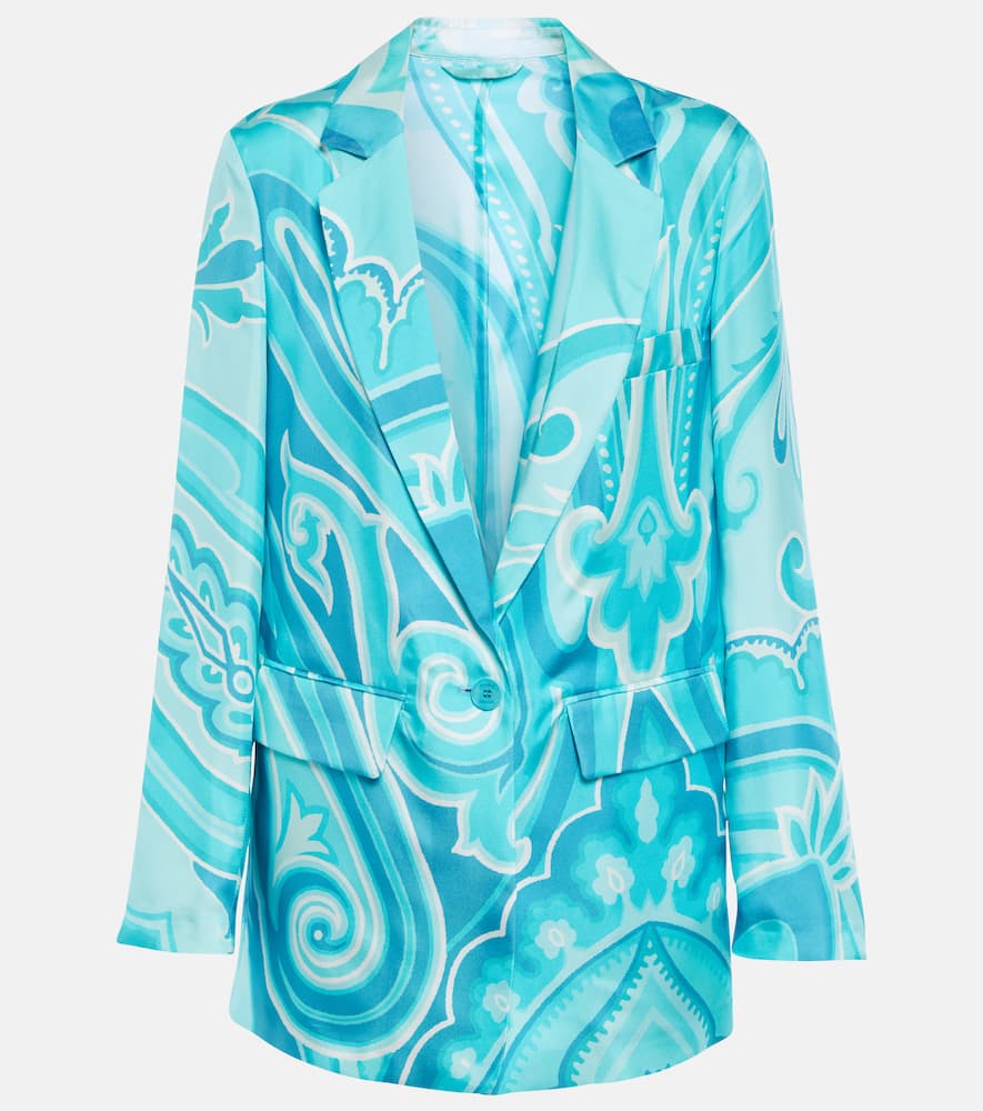 Пиджак из шелкового твила с узором пейсли Etro
Пиджак из шелкового твила с узором пейсли Etro