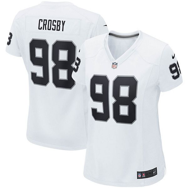 Женская игровая футболка Maxx Crosby Las Vegas Raiders белая Nike, Белый, Женская игровая футболка Maxx Crosby Las Vegas Raiders белая Nike
Женская игровая футболка Maxx Crosby Las Vegas Raiders белая Nike, Белый, Женская игровая футболка Maxx Crosby Las Vegas Raiders белая Nike