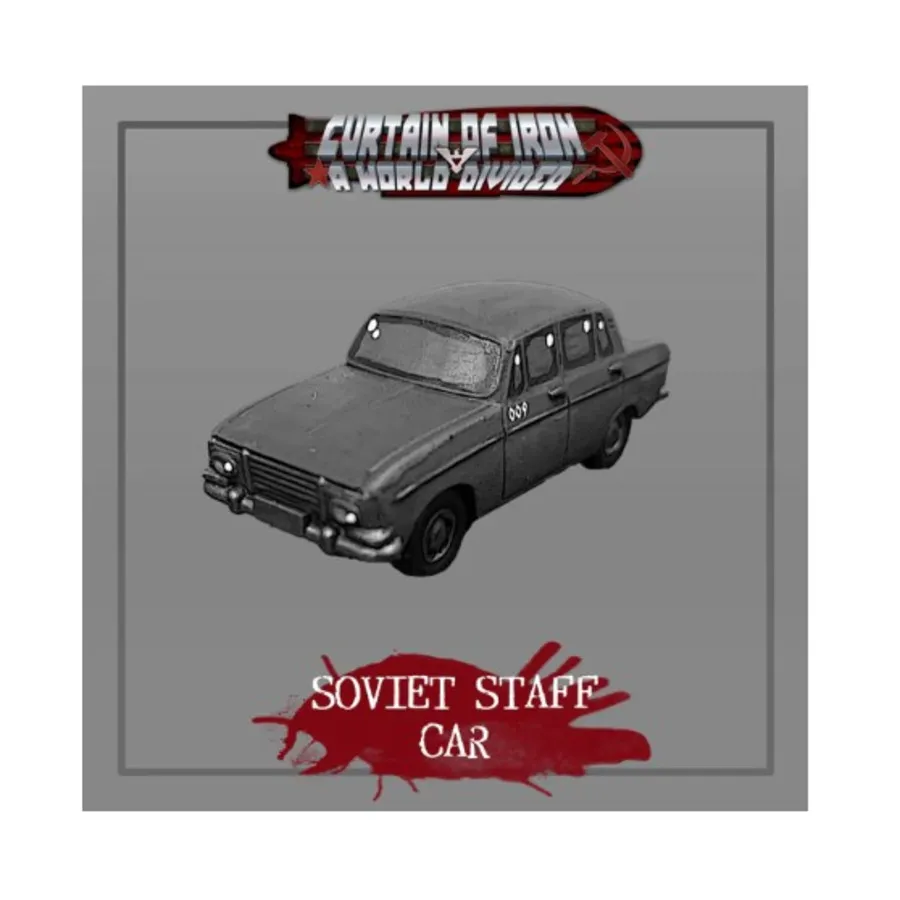 Советский штабной автомобиль, Curtain or Iron - A World Divided (28mm)
Советский штабной автомобиль, Curtain or Iron - A World Divided (28mm)