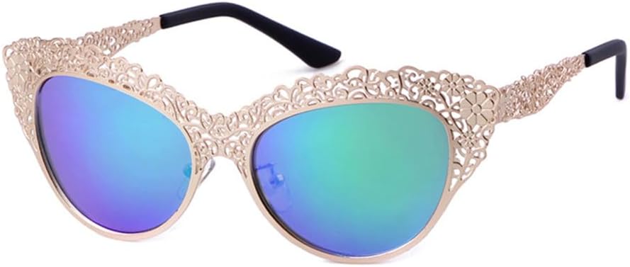 Солнцезащитные очки «кошачий глаз» с цветочным узором и ажурной металлической оправой, винтажные ретро-солнцезащитные очки «кошачий глаз» для женщин generic, C5 Gold Green
Солнцезащитные очки «кошачий глаз» с цветочным узором и ажурной металлической оправой, винтажные ретро-солнцезащитные очки «кошачий глаз» для женщин generic, C5 Gold Green