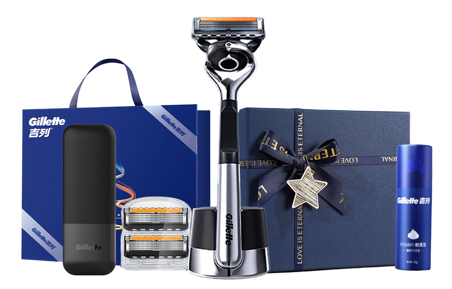 Мужская бритва от Subtle Sharpness To Smoothness Gillette, Fengyin Zhi Shun Gravity Box 2-Blade Birthday Box (Includes Shaving Foam+Magnetic Storage Box)
Мужская бритва от Subtle Sharpness To Smoothness Gillette, Fengyin Zhi Shun Gravity Box 2-Blade Birthday Box (Includes Shaving Foam+Magnetic Storage Box)