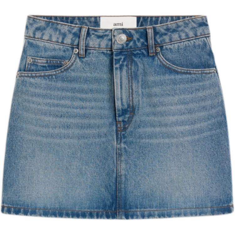 Джинсовая мини-юбка ami paris AMIPARIS, синий
Джинсовая мини-юбка ami paris AMIPARIS, синий