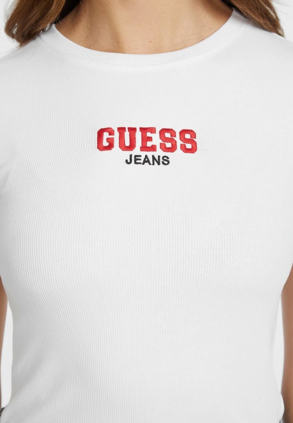 Принт на футболке SLIM EMB Guess Jeans, белый
Принт на футболке SLIM EMB Guess Jeans, белый