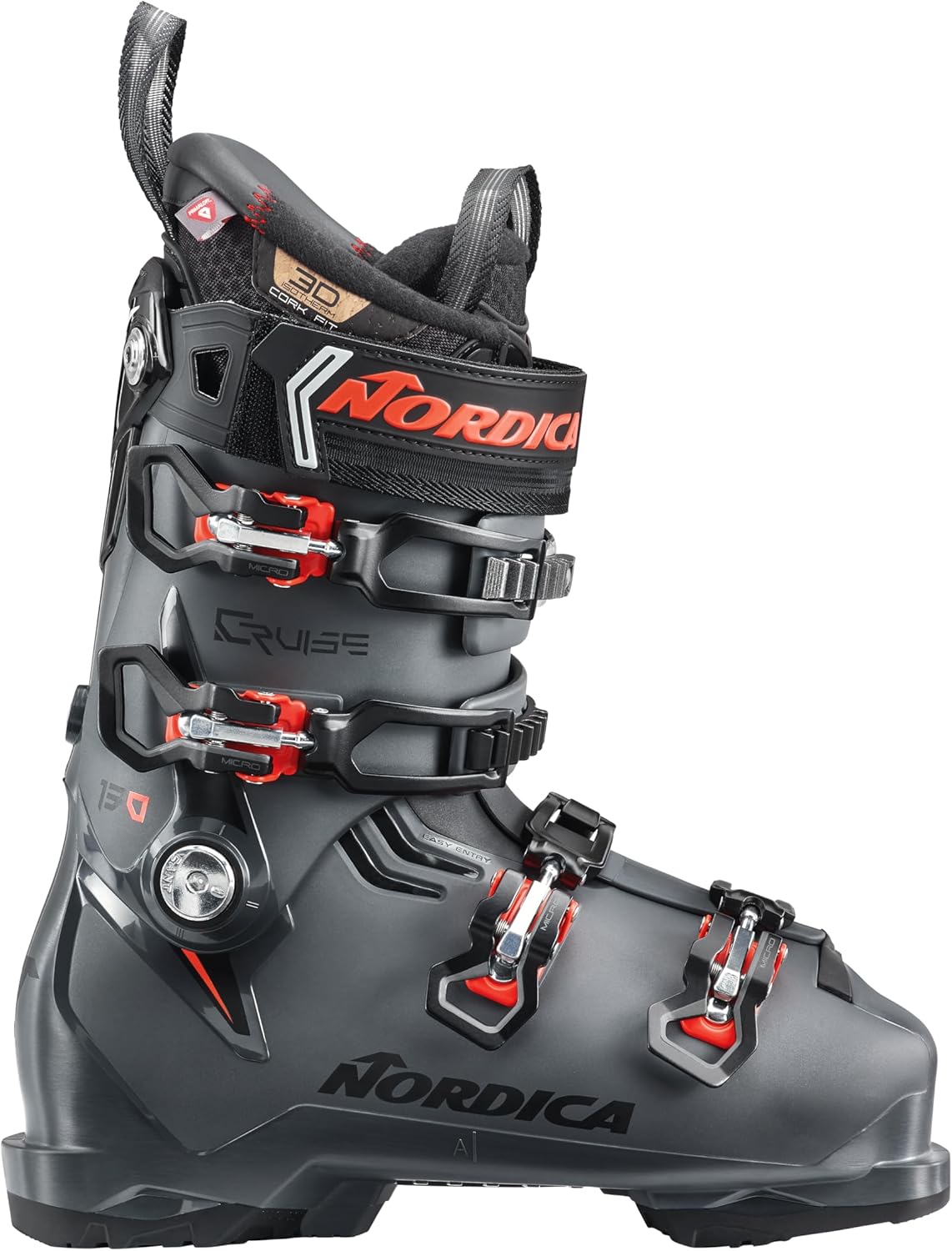 Мужские горнолыжные ботинки NORDICA Cruise 130 - удобные, прочные, регулируемые, утепленные универсальные горнолыжные ботинки для ног большого объема, Anthracite / Black / Red, Черный, Мужские горнолыжные ботинки NORDICA Cruise 130 - удобные, прочные, рег
Мужские горнолыжные ботинки NORDICA Cruise 130 - удобные, прочные, регулируемые, утепленные универсальные горнолыжные ботинки для ног большого объема, Anthracite / Black / Red, Черный, Мужские горнолыжные ботинки NORDICA Cruise 130 - удобные, прочные, рег