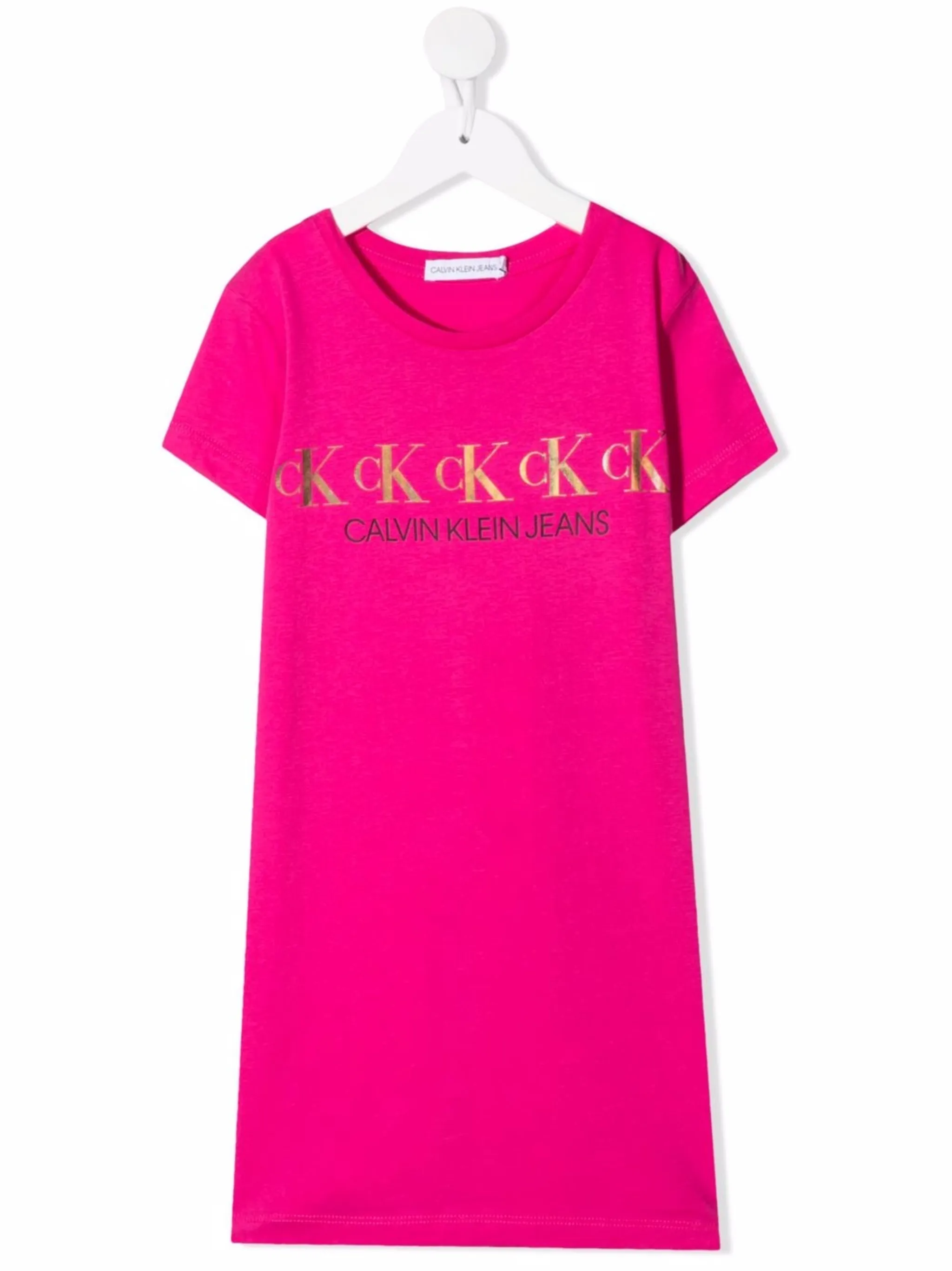 Платье-футболка с логотипом Calvin Klein Kids, розовый
Платье-футболка с логотипом Calvin Klein Kids, розовый