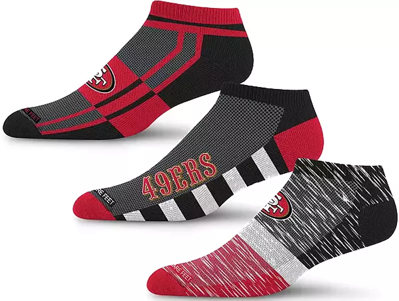 Набор из 3 носков для взрослых San Francisco 49ers Streak Strike для босых ног For Bare Feet
Набор из 3 носков для взрослых San Francisco 49ers Streak Strike для босых ног For Bare Feet