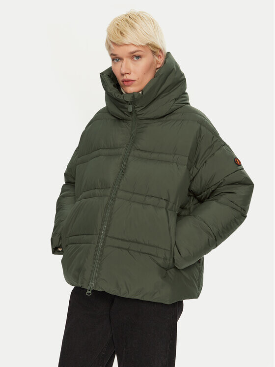 Пуховик свободного кроя Save The Duck, зеленый
Пуховик свободного кроя Save The Duck, зеленый