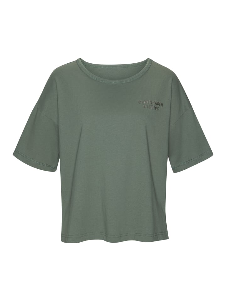 Футболка темно-зеленого цвета Copenhagen Studios
Футболка темно-зеленого цвета Copenhagen Studios