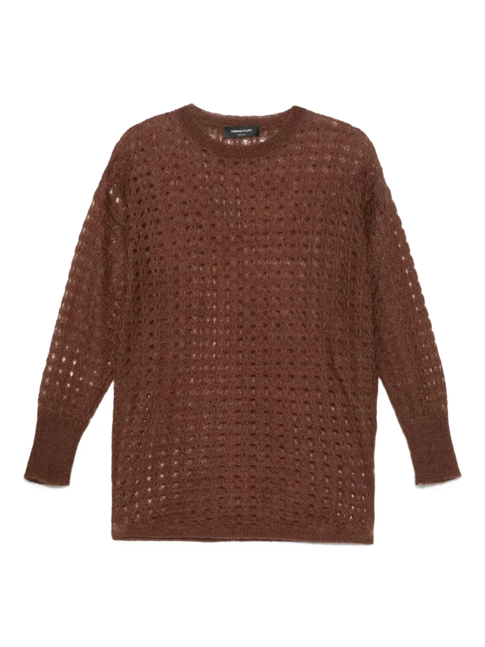 Свитер фактурной вязки Fabiana Filippi, коричневый
Свитер фактурной вязки Fabiana Filippi, коричневый