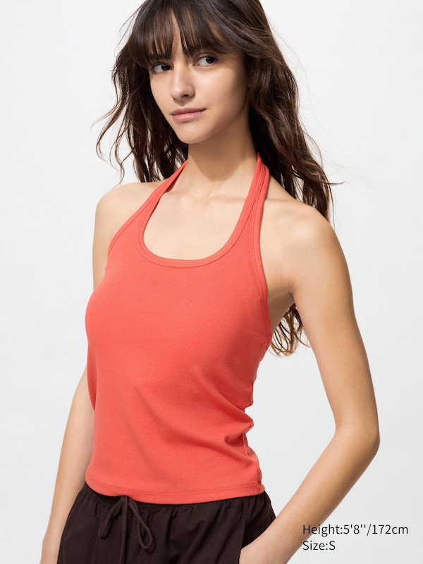 Бюстгальтер-Топ с открытой спиной и бретелью через шею Uniqlo, оранжевый
Бюстгальтер-Топ с открытой спиной и бретелью через шею Uniqlo, оранжевый