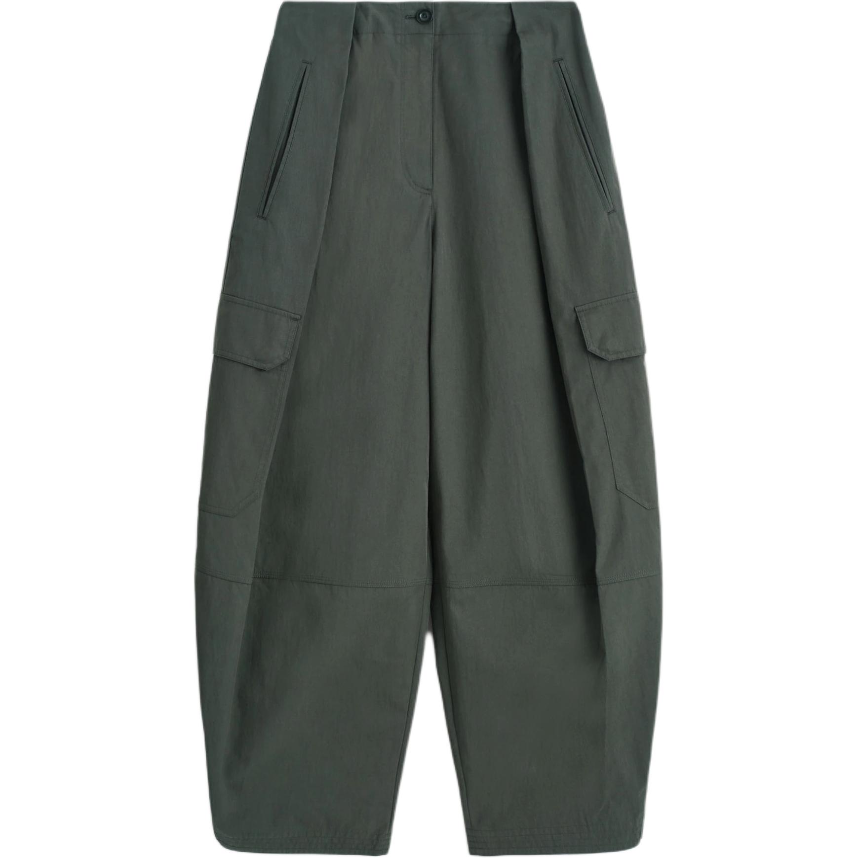 COS Женские карго-брюки серо-зеленые
COS Женские карго-брюки серо-зеленые